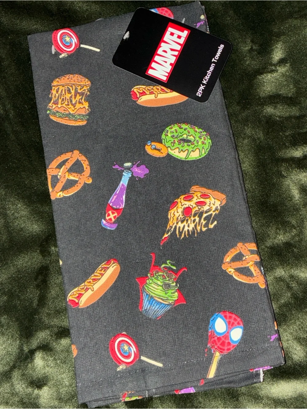 Marvel 2 pack kitchen towels set